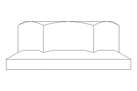 Hexagon nut M6 St-Zn