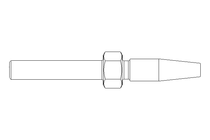 Ввинчиваемый патрубок 6 M7x0,75 St