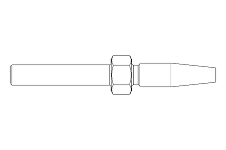 Ввинчиваемый патрубок 6 M7x0,75 St