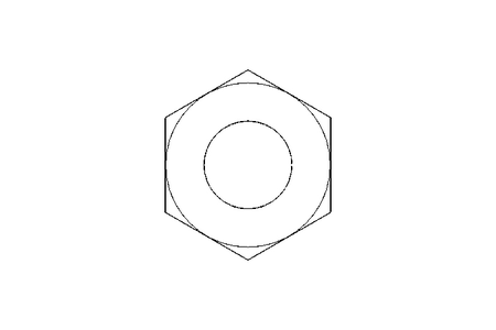 Hexagon nut M12 A4 DIN985