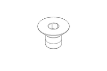 Senkschraube M8x12 A2 70 DIN7991