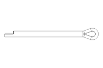 Pasador de aleta ISO 1234 1,2x12 A2