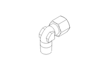 Pipe screw connector LL 8 R1/8" St-Zn