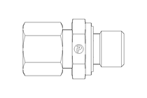 Peзьбoвoe сoeдинeниe тpуб L 8 G1/4"