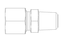 Raccord de tube L 10 NPT1/4" A2