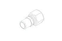 Conector roscado p/ tubos L 12 R1/4"