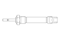 Doppelt wirkender Zylinder D20 Hub50