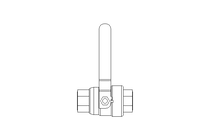 Kugelhahn 1" PN63 1.4408 manuell