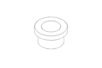 Plain bearing bush V 16x22x28x16x5