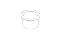 Plain bearing bush BB 30x34x42x26x2