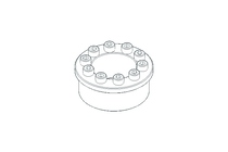 Clamping element D85 d55 2540Nm