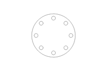 FLANGE  DN80 PN16 1.0460 DIN EN 1092-1