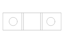 Pipe clamp D=8 B=10