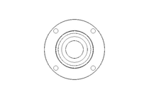 Flange bearing RMEO FA125.8 100x340