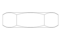 Dado esagonale M10x1 A2 DIN439