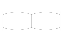 Tuerca hexagonal M10x1 A2 DIN439