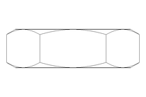 Porca sextavada M16 St-Zn DIN439