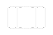 Hexagon nut M12x1 A2 DIN934