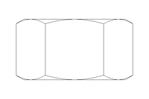 Hexagon nut M12x1.5 St-Zn DIN934