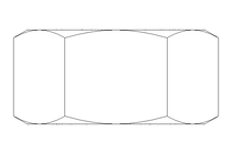 Hexagon nut M20x1.5 St-Zn DIN934