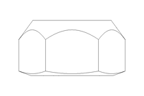 Hexagon nut M6 St-Zn DIN980