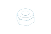 Écrou hexagonal M6 A2 DIN985