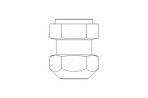 Casquillo roscado R M6x12,8 MS DIN16903