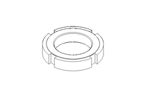 Гайка с пазом M40x1,5 A2 DIN1804