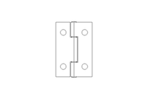 Scharnier 27x40 A2 DIN 7945