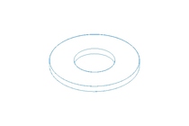 Unterlegscheibe 3,2x7x0,5 A2 DIN125