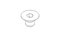 Countersunk head screw M8x10 A2 70