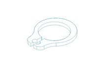 Tear-off ring 7x0.8 A2 DIN471