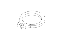 Стoпopнoe кoльцo 9x1 A2 DIN471