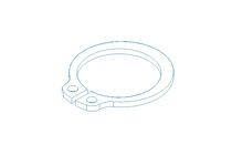 Anel de retenção 14x1 A2 DIN471