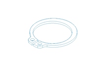 Tear-off ring 20x1.2 1.4122 DIN471