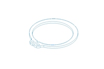 Tear-off ring 30x1.5 St DIN471