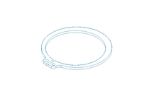 Tear-off ring 45x1.75 1.4122 DIN471