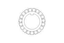 Frein d'écrou MB6 30x49 St DIN5406