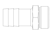 Einschraubtülle G1" LW 25 Ms