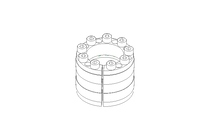 Clamping element D85 d55 5150Nm