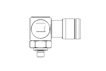 L-Steckverschraubung M3 D=4 (Niro)