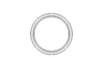 Junta GLYD ring PG 57,5x70x5,6 PTFE