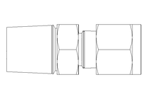 Raccord de tube 6 G3/8" Niro