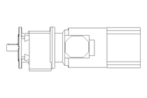 Motor redutor com engren. 3kW 247 1/min