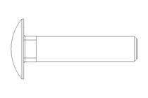 Flachrundschraube M10x45 A2 DIN603