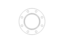 FLANGE DN80 ISO FORM R 1.4539