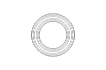 Grooved ring E4 14x22x5.5 NBR