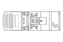 TOP HAT-RAIL MODULE DRM4 C6/S 1X RJ45