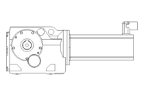 Motor redutor c engrenagens conic 5,3Nm