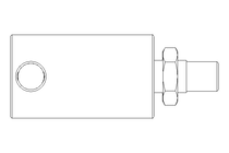 Uniao pneumatica rotativa M10x1-1/8